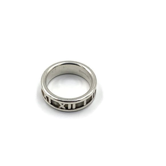 Authentic Tiffany & Co Atlas Ring Sz 6 3/4 (6.75) - Picture 3 of 8